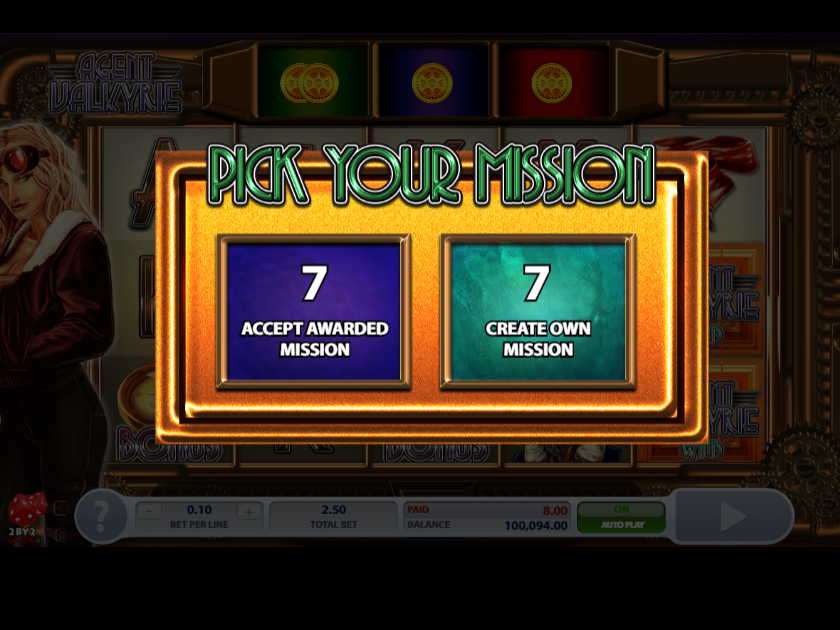 Фри-спины в слоте Agent Valkyrie